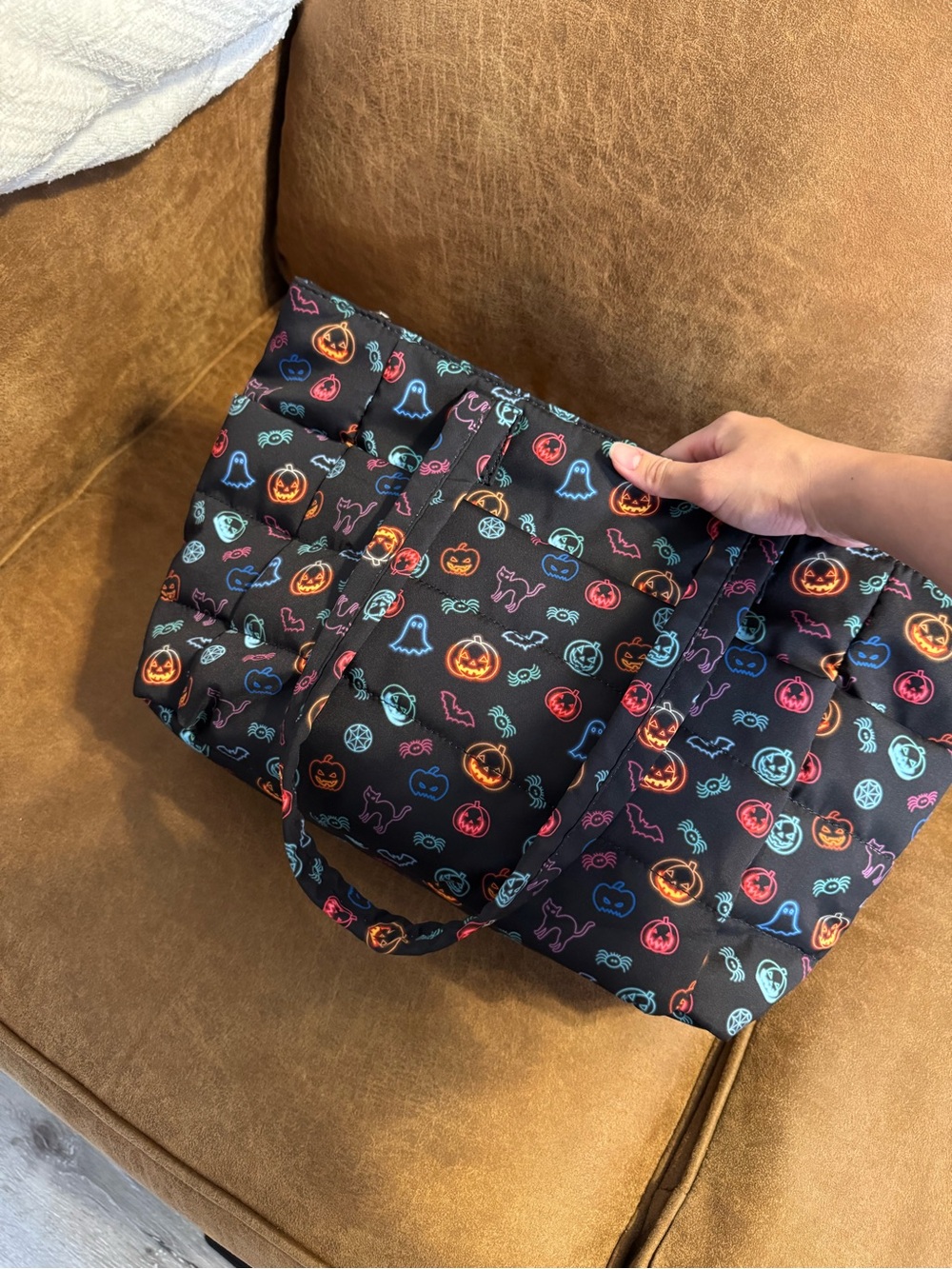 Neon Halloween Tote Bag – Halloween Edition